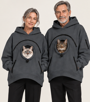 MINION Cat Cuddle Hoodie — Dark Gray