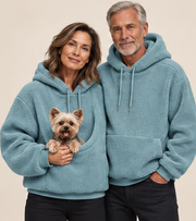 MINION Dog Cuddle Hoodie — Aqua Blue