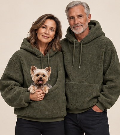 MINION Dog Cuddle Hoodie — Army Green