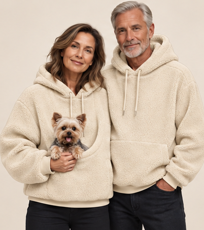 MINION Dog Cuddle Hoodie — Cream