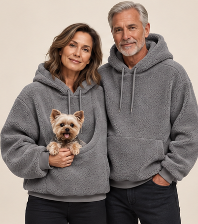 MINION Dog Cuddle Hoodie — Gray
